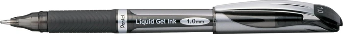 Pentel EnerGel BL110 1.0mm/0.5mm Gelroller schwarz/silber