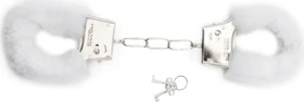 Shots Toys Furry Handcuffs weiß