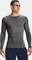 Under Armour HeatGear Armour Funktionsshirt langarm carbon heather/black (Herren) Vorschaubild