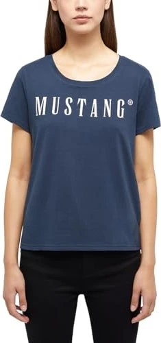 Mustang Alma mit Print T-Shirt kurzarm dark blue (Damen)