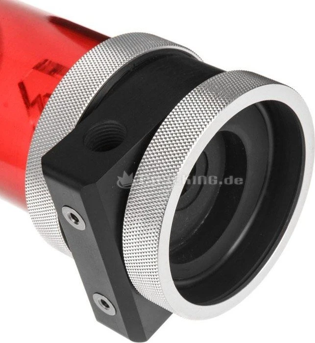 PrimoChill CTR Phase 2 120mm Laing D5, Acetal schwarz, rot