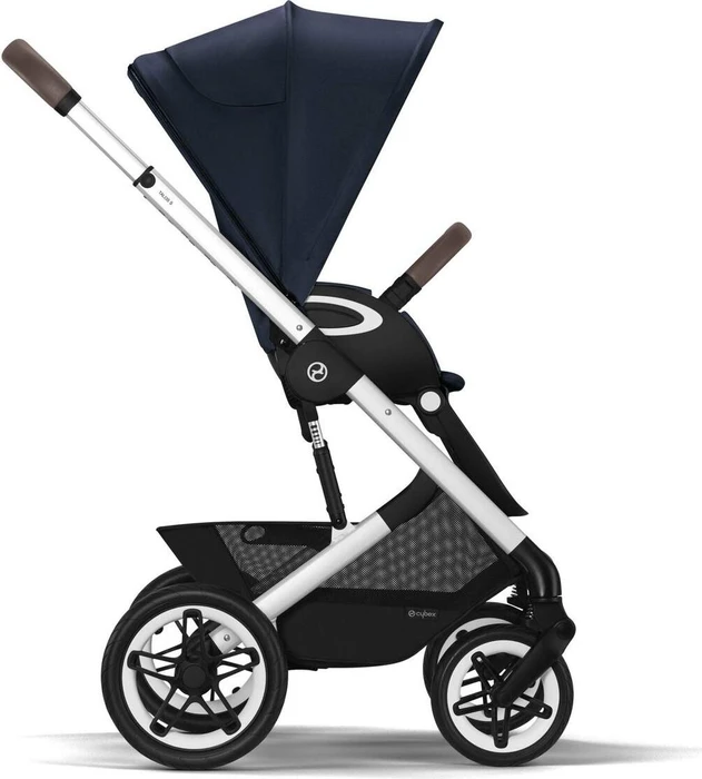 Cybex Talos S Lux Silver Frame ocean blue