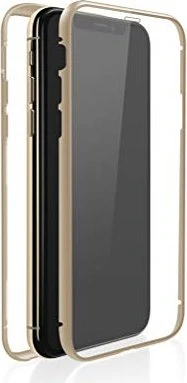 White Diamonds 360° Glass Case für Apple iPhone X/XS gold