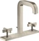 Hansgrohe AXOR Citterio 3-Loch Waschbeckenarmatur mit Kreuzgriffen und Platte Vorschaubild