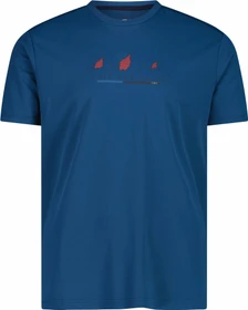 CMP Pique Adventure Print Funktionsshirt kurzarm ocean (Herren)