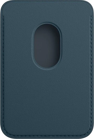 Apple iPhone Leder Wallet mit MagSafe baltischblau