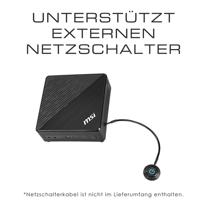 MSI Cubi 5 10M-063EU, schwarz, Core i5-10210U, 8GB RAM, 512GB SSD