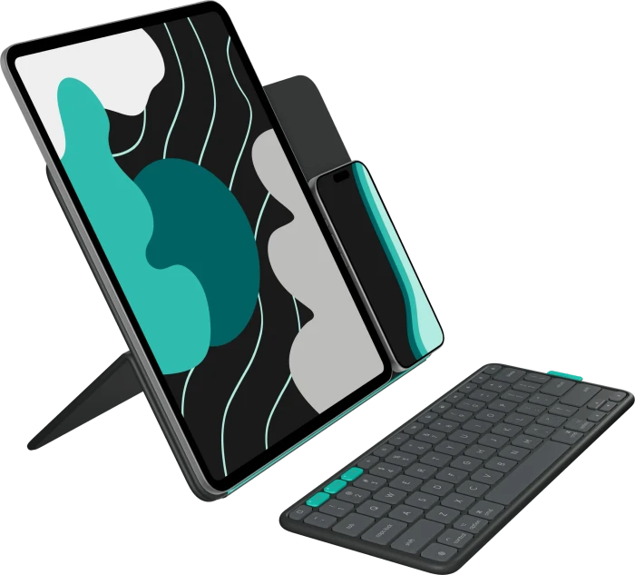 Logitech Flip Folio für iPad Pro 13" (M4/M5) und iPad Air 13" (M2/M3), DE