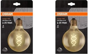 Osram Ledvance Filament LED Vintage 1906 Globe DIM 25 4.5W/820 E27