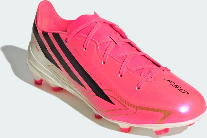 adidas F50 Hyperfast League FG solar turbo/core black/gold metallic (Junior)