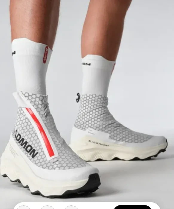 Salomon S/Lab Ultra Dust white/fiery red/vanilla ice
