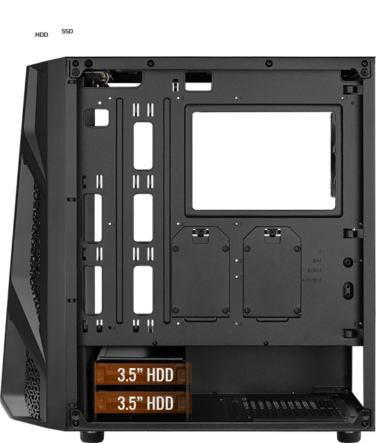 AeroCool AirHawk, Glasfenster