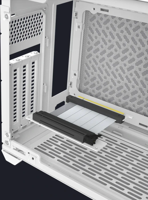 Cooler Master MasterBox NR200P [V2], weiß, Glasfenster, Mini-ITX