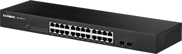 Edimax GS-10 Rackmount Gigabit Switch, 24x RJ-45, 2x SFP