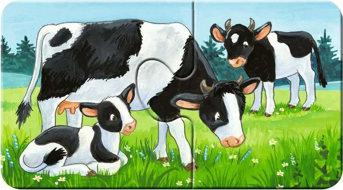 Ravensburger Puzzle Tierfamilien auf dem Bauernhof