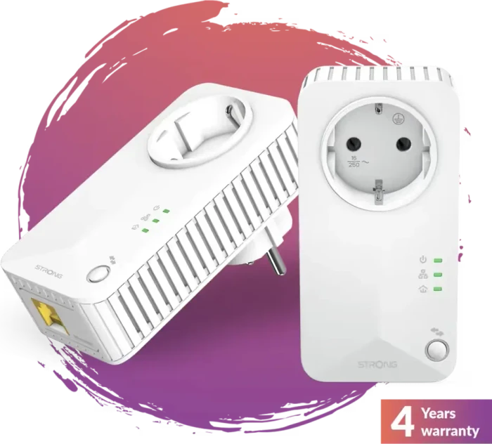 Strong Powerline 600 Duo, EU, V2, HomePlug AV, RJ-45, 2er-Pack