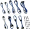 CableMod RT-Series ASUS/Seasonic Classic ModMesh Cable Kit, weiß/blau Vorschaubild