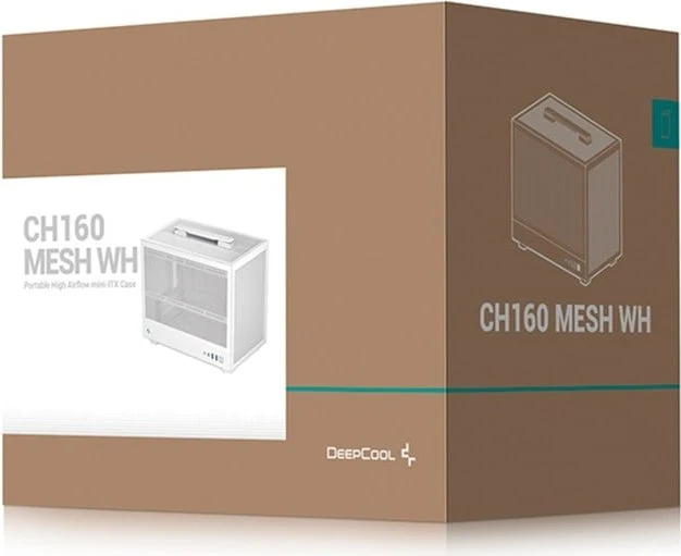 DeepCool CH160 MESH WH, weiß, Mini-ITX