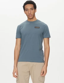 Napapijri Iaato T-Shirt kurzarm grau (Herren)
