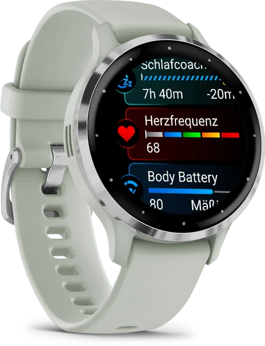 Garmin Venu 3S silver/sage grey