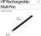 HP 700 Rechargeable Multi Pen schwarz Vorschaubild