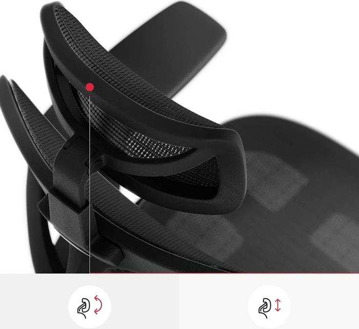 Diablo Chairs V-Basic Ergonomischer Bürostuhl, schwarz/schwarz