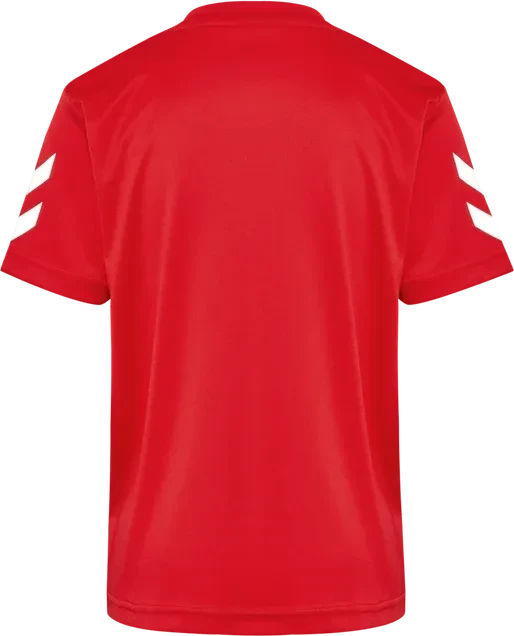 hummel Logo Set kurzarm true red (Junior)