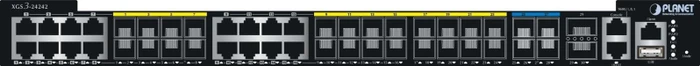 Planet XGS3-24242 Rackmount Gigabit Managed Stacking Switch, 16x RJ-45/SFP, 8x SFP, 4x SFP+