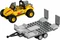 LEGO City Starke Fahrzeuge - Strandbuggy mit Allrad-Geländetransporter Vorschaubild