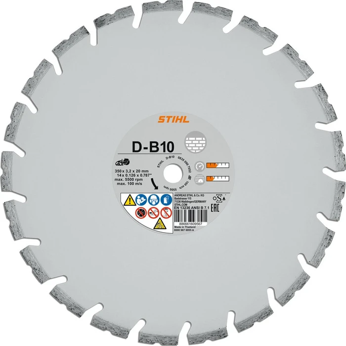 Stihl B 10 Diamanttrennscheibe, 230mm, 1 Stück