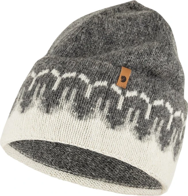 Fjällräven Övik Path Knit Beanie chalk white/grey