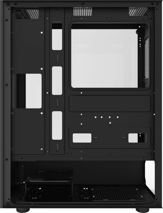 DarkFlash DK100 Black, Glasfenster