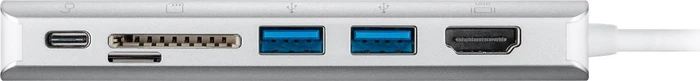 goobay USB-C Premium-Multiport-Adapter, USB-C 3.0 [Stecker]