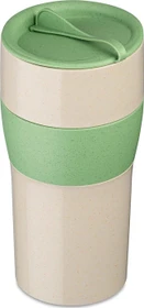 koziol Aroma To Go XL Isolierbecher 700ml nature desert sand/nature leaf green
