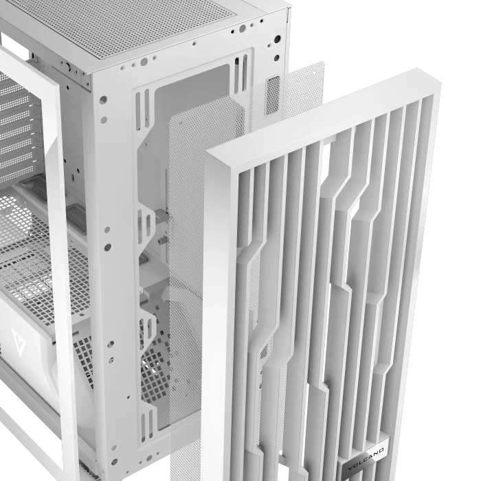 Modecom Volcano Perun Apex ARGB 3F White, Glasfenster