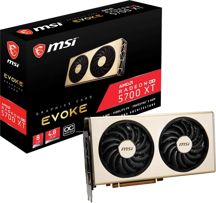 MSI Radeon RX 5700 XT Evoke OC, 8GB GDDR6, HDMI, 3x DP