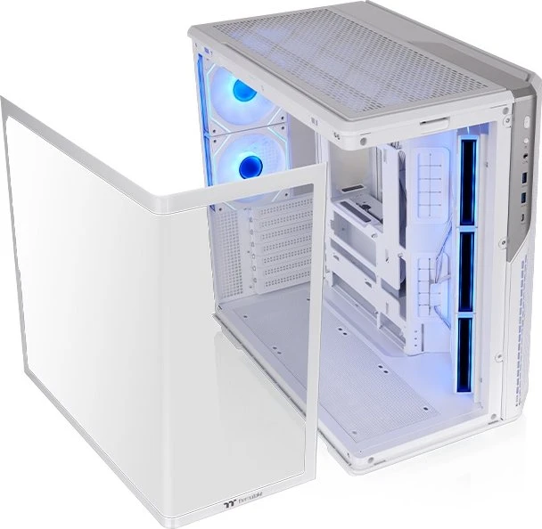 Thermaltake View 590 TG ARGB Snow, weiß, Glasfenster