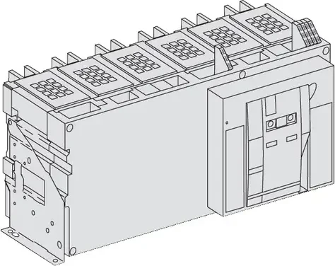 Schneider Electric MasterPact NWb 6300A HA Icm=187kA/690V 3P Grundschalter Festeinbau