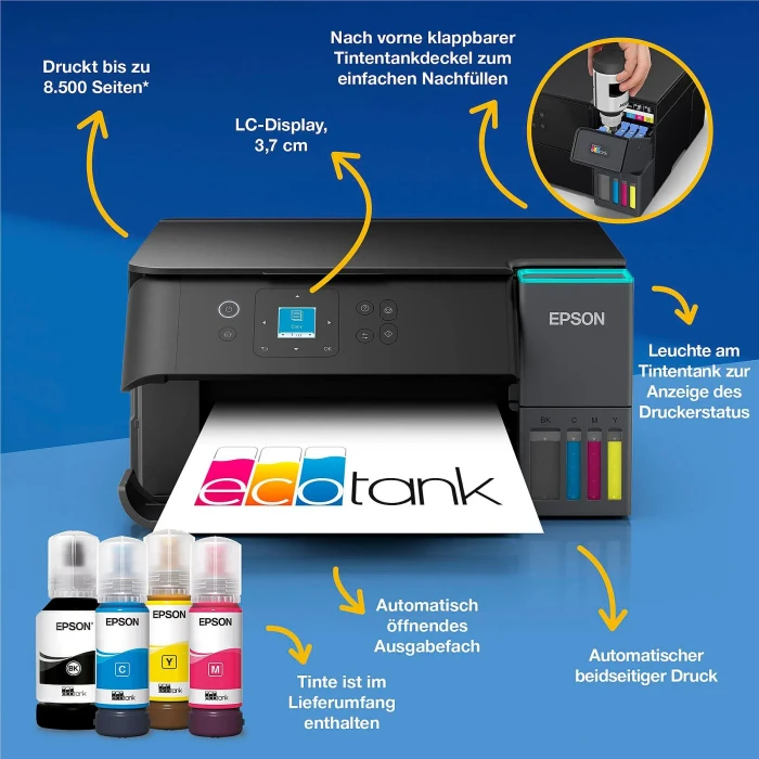 Epson EcoTank ET-2951, Tinte, mehrfarbig