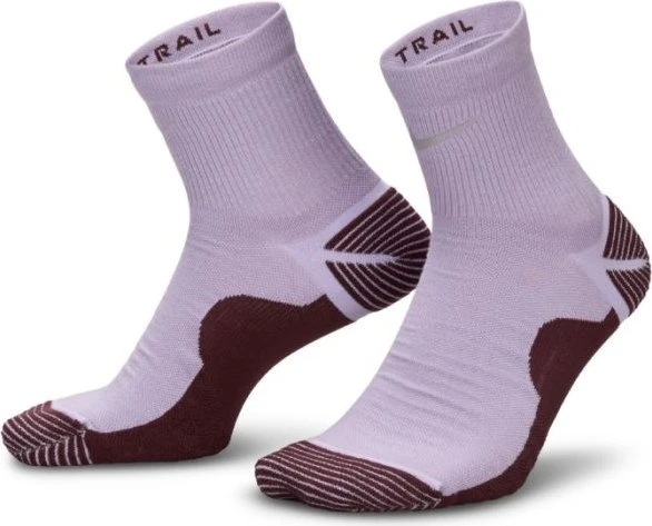 Nike Trail Crew Laufsocken hydrangeas/burgundy crush/cement grey/reflect silver