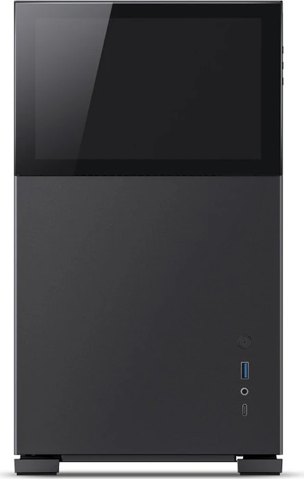 Jonsbo D31 Screen Black, schwarz, Glasfenster
