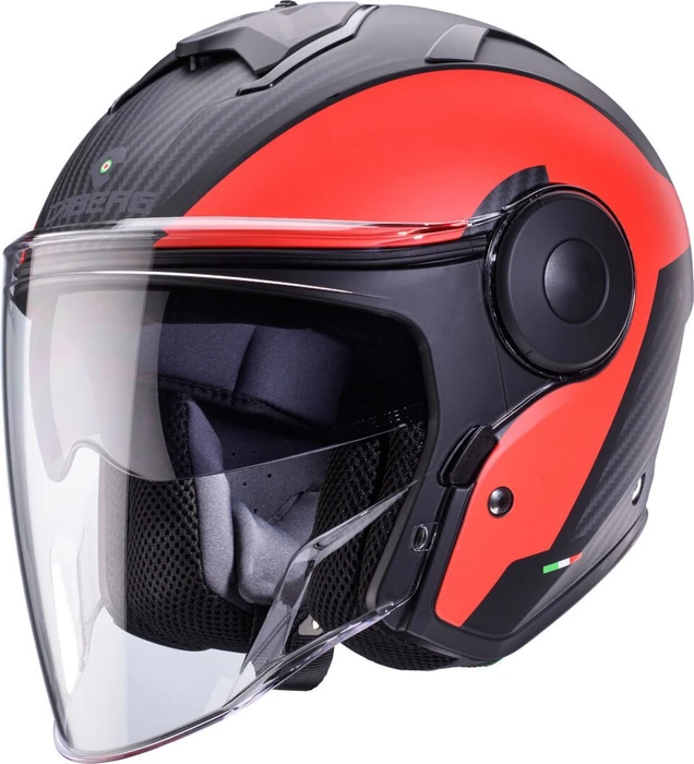 Caberg Soho Milano matt schwarz/rot