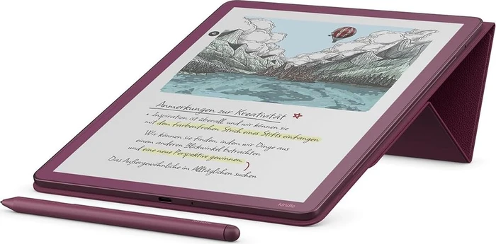 Amazon Folio Schutzhülle für Kindle Scribe, PU, feige