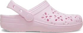 Crocs Classic Floral Cut-Out pink milk (Junior)