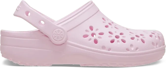 Crocs Classic Floral Cut-Out pink milk (Junior)