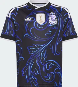 adidas FIFA WM 2026 Argentinien Auswärtstrikot kurzarm black/lucid blue/blue burst (Junior)