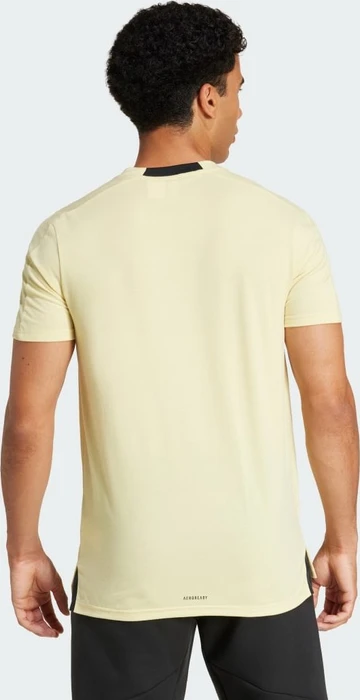adidas Designed For Training Workout Funktionsshirt kurzarm powder yellow (Herren)