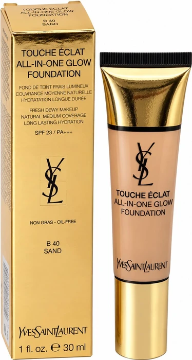 Yves Saint Laurent Touche Éclat All-in-One Glow Foundation B40 sand, 30ml