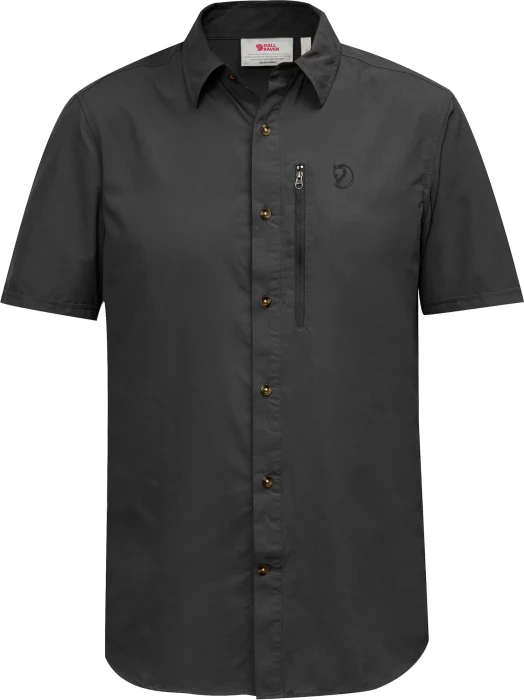 Fjällräven Abisko Hike Hemd kurzarm dark grey (Herren)