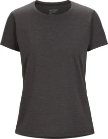 Arc'teryx Teama Funktionsshirt kurzarm black heather (Damen)